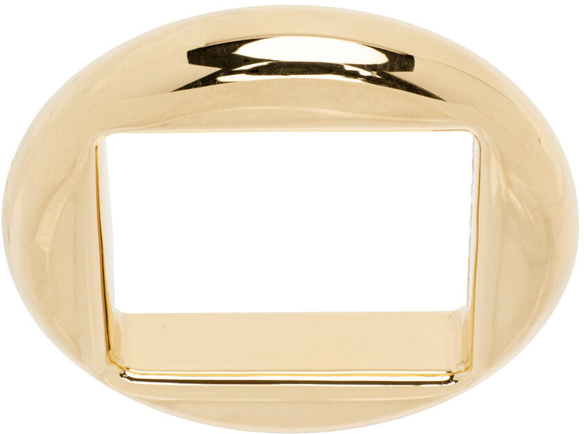 JACQUEMUS Gold Le Chouchou 'La Bague Rond' Ring Cover