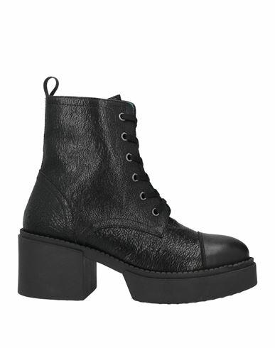 181 Woman Ankle boots Black Leather Cover