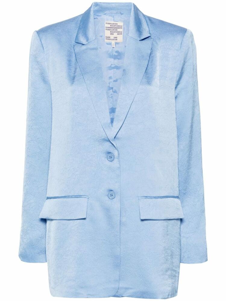 Baum Und Pferdgarten Bertha creased-effect blazer - Blue Cover