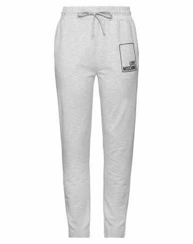 Love Moschino Woman Pants Light grey Cotton, Modal, Elastane Cover