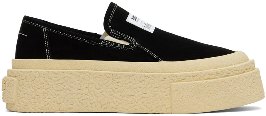 MM6 Maison Margiela Black Platform Sneakers Cover