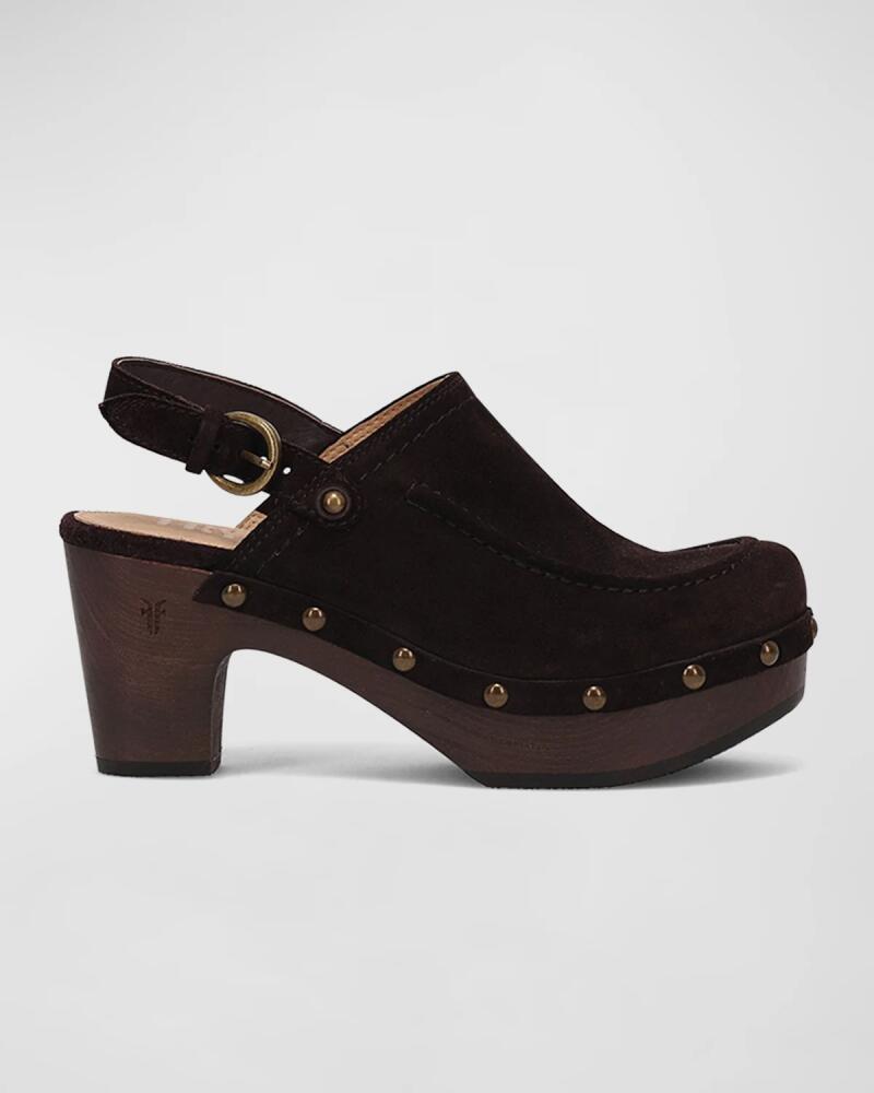 Frye Jessica Suede Slingback Clogs Cover