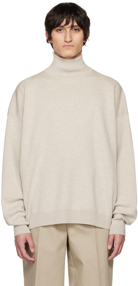 Fear of God Beige Lightweight Turtleneck Cover