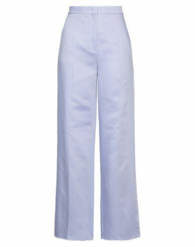 Rochas Woman Pants Lilac Rayon, Linen Cover