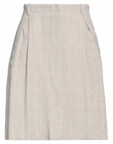 Emporio Armani Woman Mini skirt Light grey Triacetate, Viscose Cover