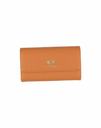 La Martina Woman Wallet Camel Polyurethane Cover