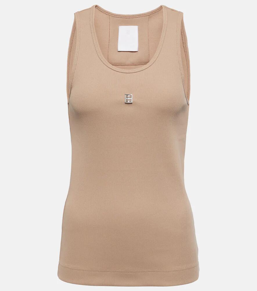 Givenchy 4G ribbed-knit cotton tank top Cover