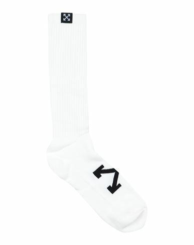 Off-white Man Socks & Hosiery White Organic cotton, Polyamide, Elastane Cover