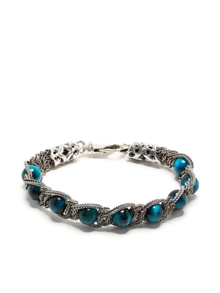 Emanuele Bicocchi shamballa bead bracelet - Silver Cover