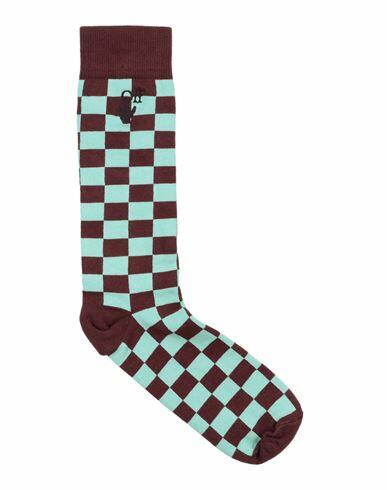 Off-white Man Socks & Hosiery Brown Cotton, Polyamide, Elastane, Polyester Cover