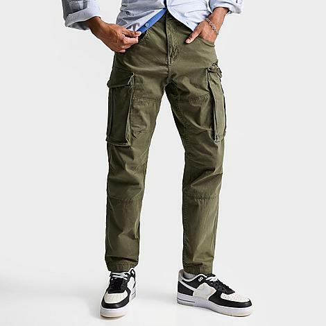 Supply And Demand Men's Raid Cargo Pants in Green/Dark Khaki Cover