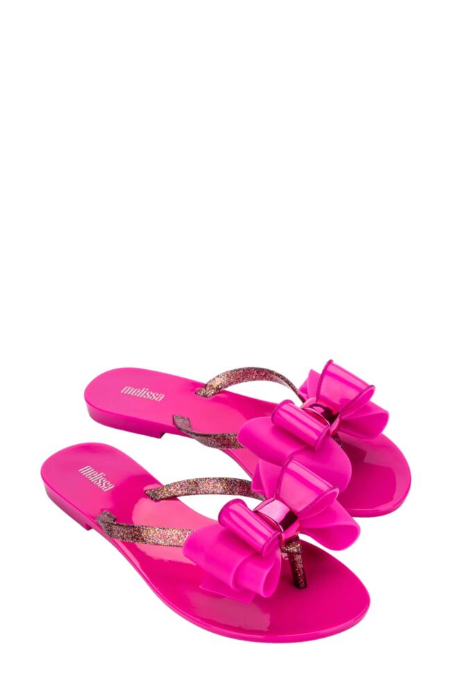 Melissa Harmonic Sweet VII Flip Flop in Dark Pink Cover