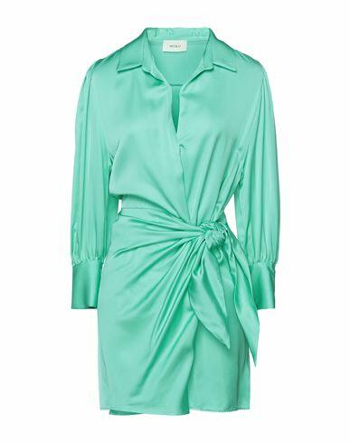 Vicolo Woman Mini dress Green Viscose Cover