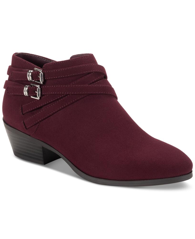 Style & Co Women's Willoww Booties, Created for Macy's - Berry Mc Cover