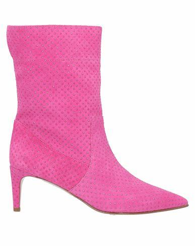 Red(v) Woman Ankle boots Fuchsia Soft Leather Cover