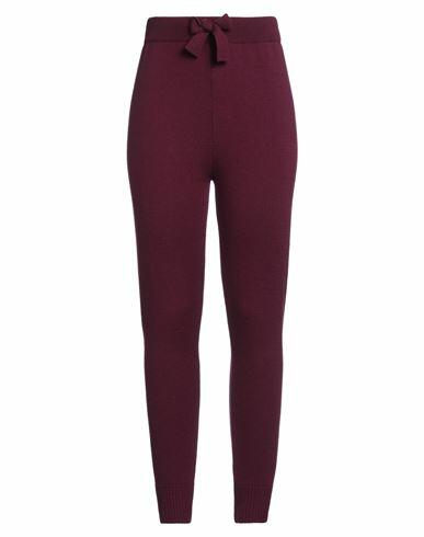 Marques' Almeida Woman Pants Deep purple Merino Wool Cover