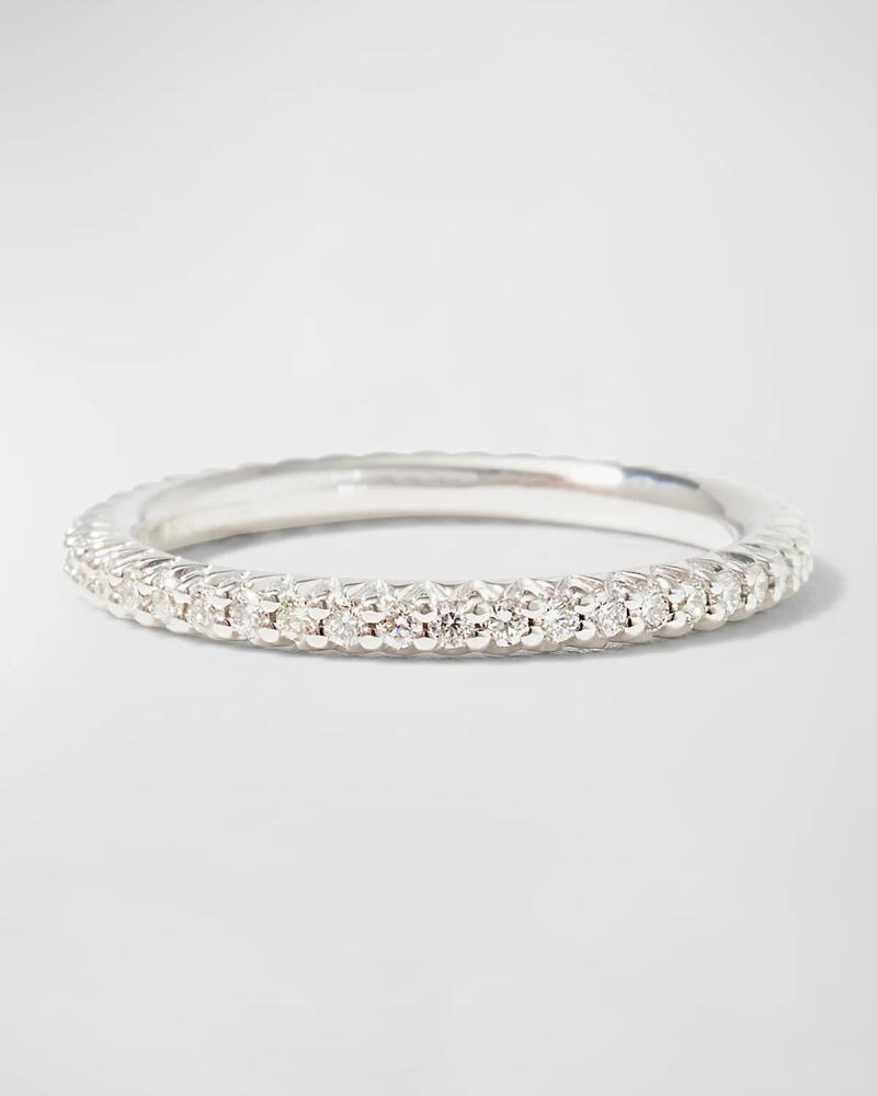 Roberto Coin Micro Pave Diamond Eternity Ring in 18K Gold Cover