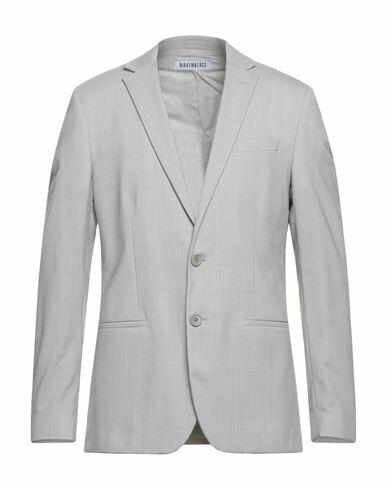 Bikkembergs Man Blazer Light grey Polyester, Wool, Elastane Cover