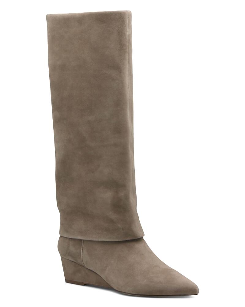 Charles David Women's Perez Suede Knee High Boots Cover