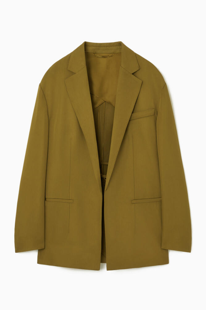 COS OVERSIZED TIE-FRONT BLAZER Cover