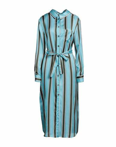 Semicouture Woman Midi dress Sky blue Viscose Cover