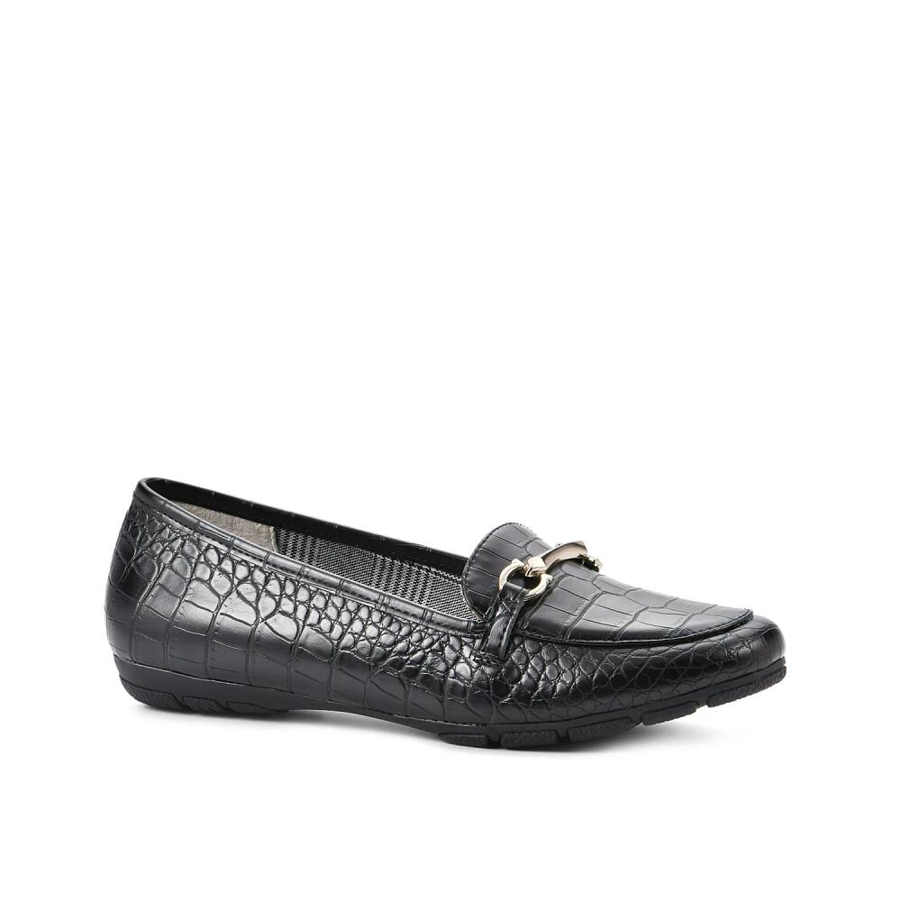 Cliffs by White Mountain Glowing Loafer | Women's | Black Croc Print Cover