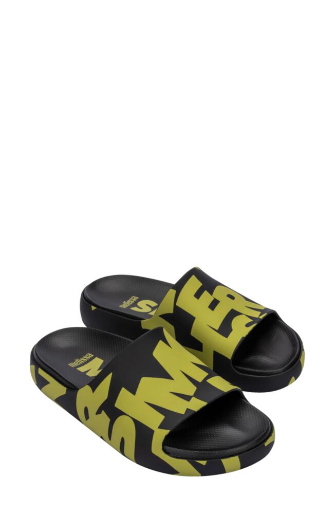 Melissa x Simon Miller Cloud Slide Sandal in Black/Green Cover