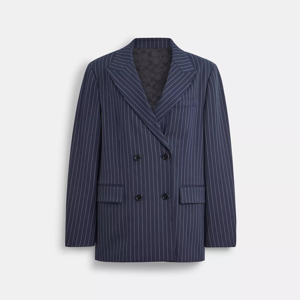 Coach Double Breasted Blazer Cover