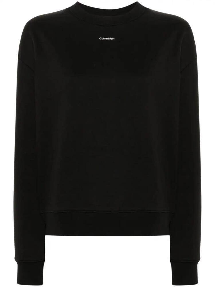 Calvin Klein logo-print sweatshirt - Black Cover