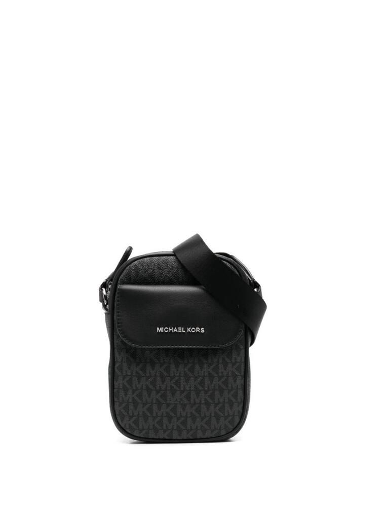 Michael Kors Hudson logo messenger bag - Black Cover