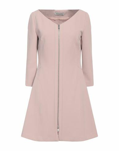 Trussardi Woman Mini dress Blush Polyester, Elastane Cover