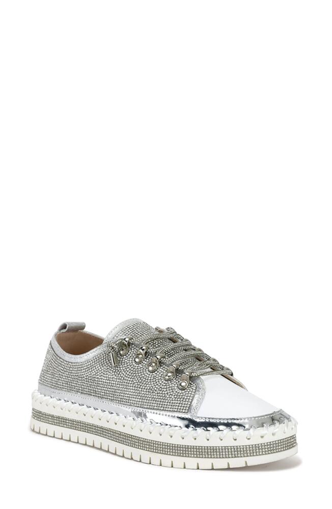 AZALEA WANG Gracelynn Platform Sneaker in Silver Cover