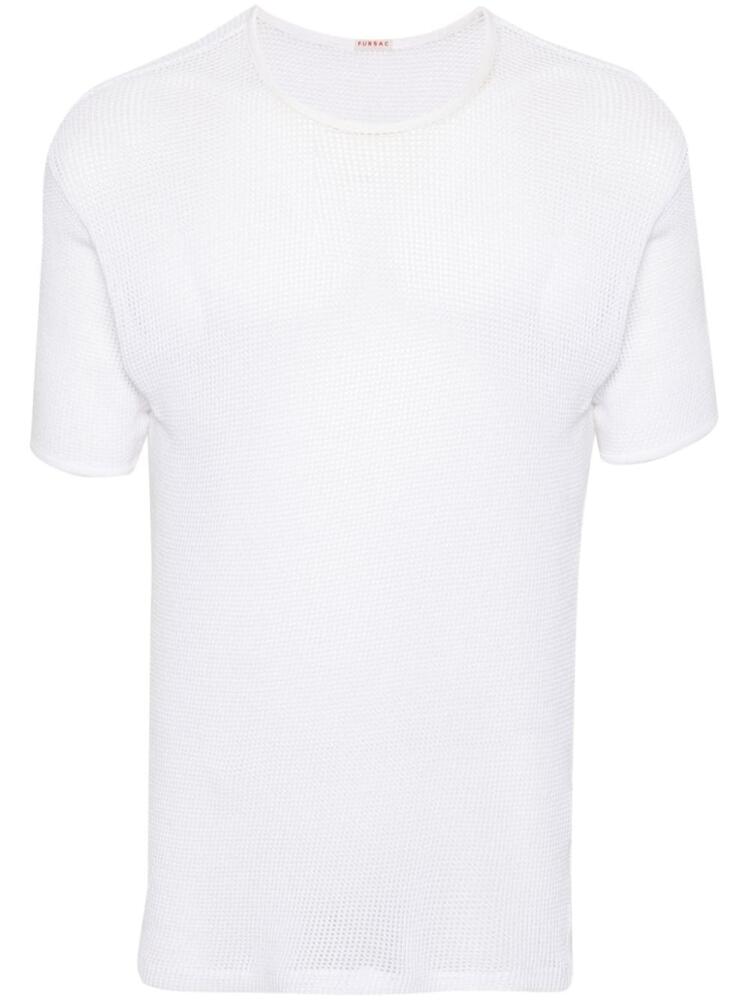 FURSAC open-knit T-shirt - White Cover