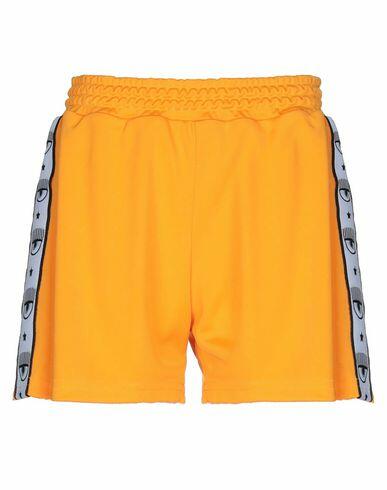 Chiara Ferragni Woman Shorts & Bermuda Shorts Orange Polyester Cover