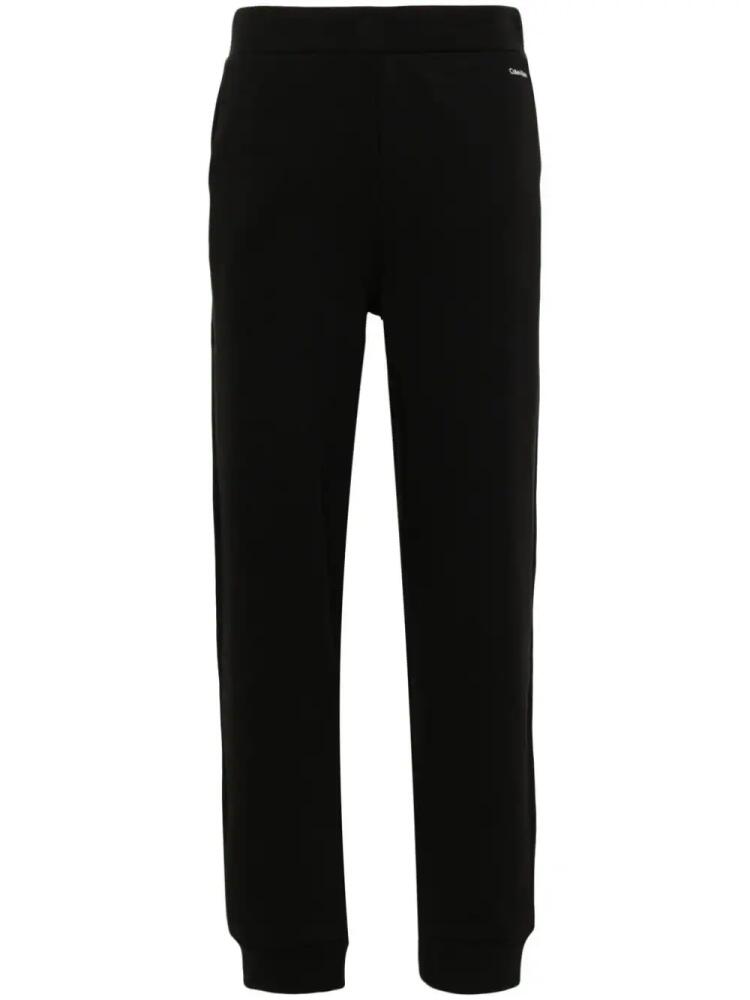 Calvin Klein logo-print track pants - Black Cover