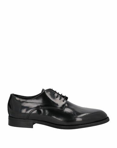 Baldinini Man Lace-up shoes Black Soft Leather Cover