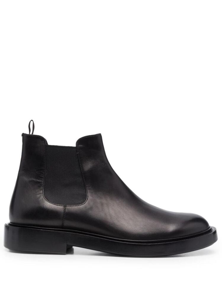 Giorgio Armani leather Chelsea boots - Black Cover