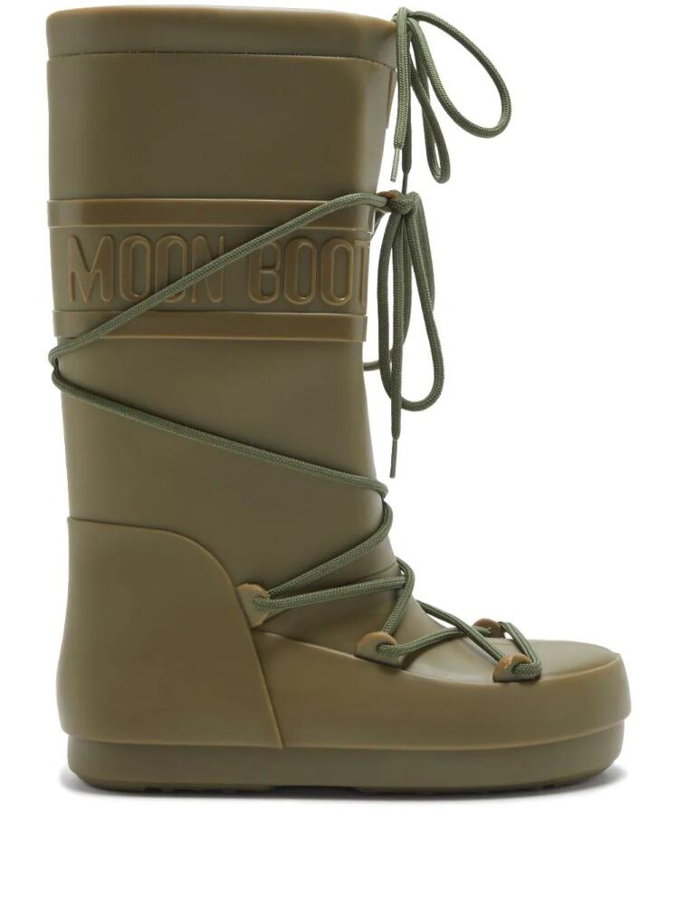 Moon Boot Rain water-repellent boots - Green Cover