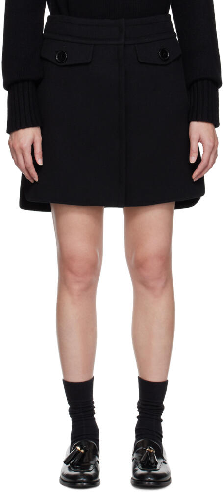 S Max Mara Black Marta Miniskirt Cover