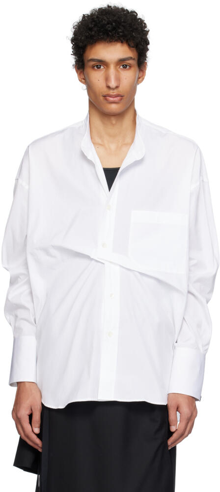 Marina Yee White Origami Shirt Cover