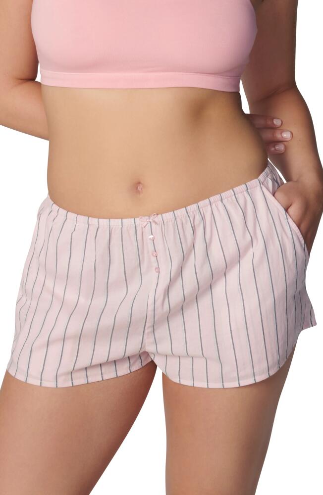 Florence by Mills Morning Bliss Stripe Shorts in Ballerina Stripe Cover