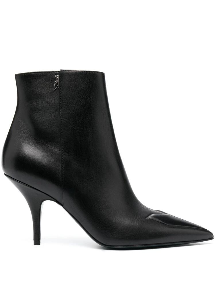 Patrizia Pepe 90mm leather ankle boots - Black Cover