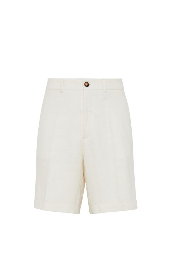 Brunello Cucinelli Chevron Bermuda shorts in Panama Cover