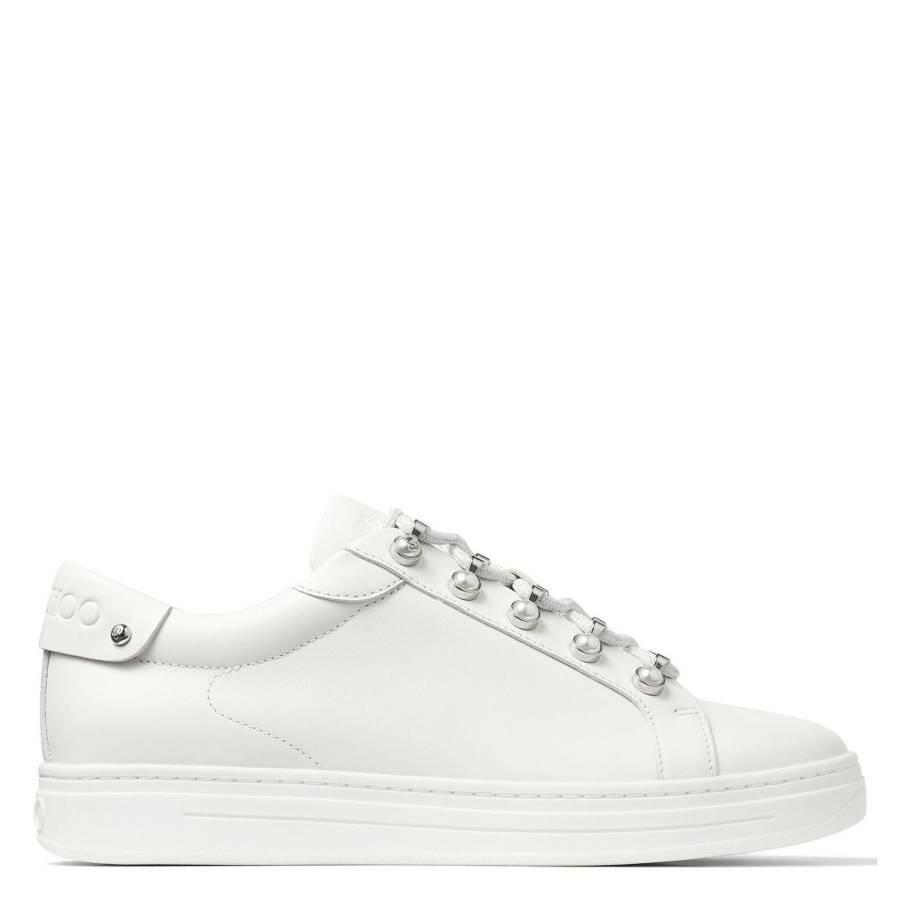 Jimmy Choo Antibes Pearl-Embellished Sneakers Cover