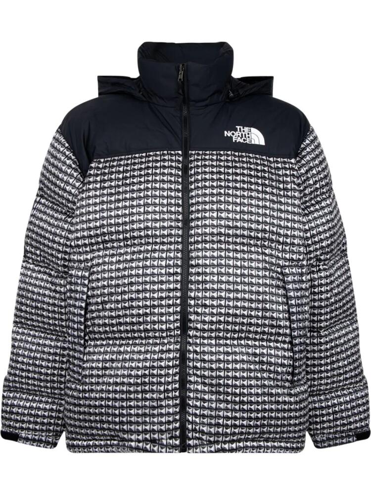 Supreme x The North Face Nuptse stud-print jacket - Black Cover