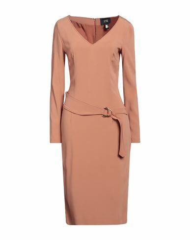 Cavalli Class Woman Midi dress Blush Viscose, Elastane Cover