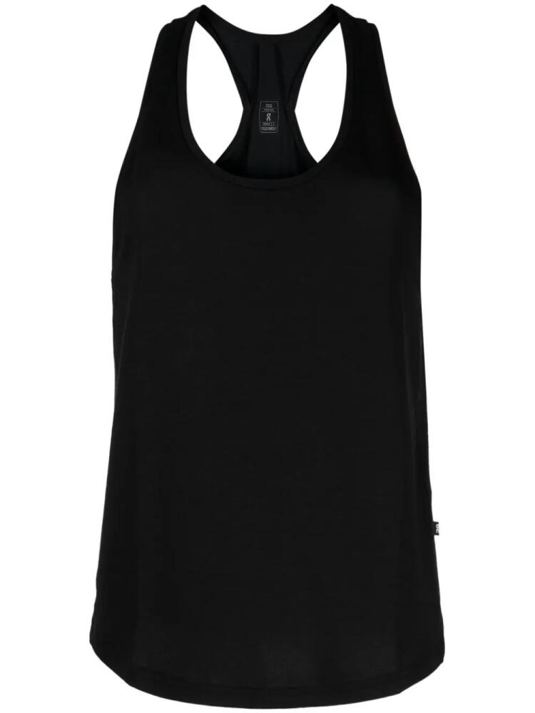 On Running T Focus halterneck tank top - Black Cover