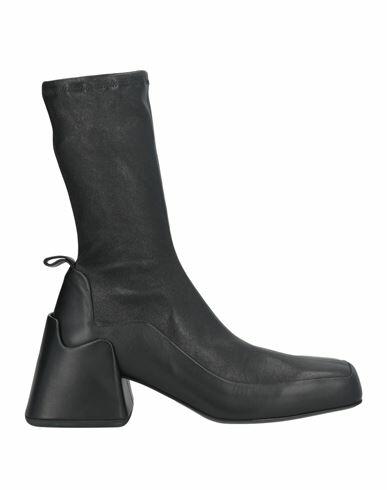 Jil Sander Woman Ankle boots Black Leather Cover