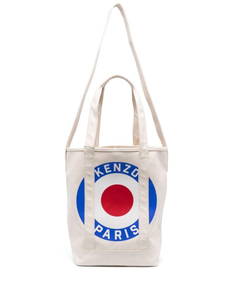 Kenzo large Kenzo Target tote bag - Neutrals Cover