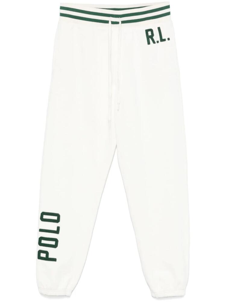 Polo Ralph Lauren logo-appliqué track pants - White Cover